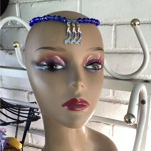 Ladies Beautiful Blu Crystal Mermaid Necklace Set💙